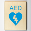 Automated External Defibrillator (AED)-light-blue