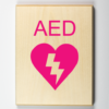 Automated External Defibrillator (AED)-pink