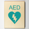 Automated External Defibrillator (AED)-teal