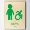 Boys Handicap Accessible Restroom Modified ISA-kelly