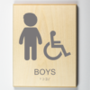 Boys Restroom Sign