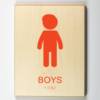 Boys Restroom-orange