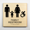Family Restroom, Accessible, Using Modified ISA-black