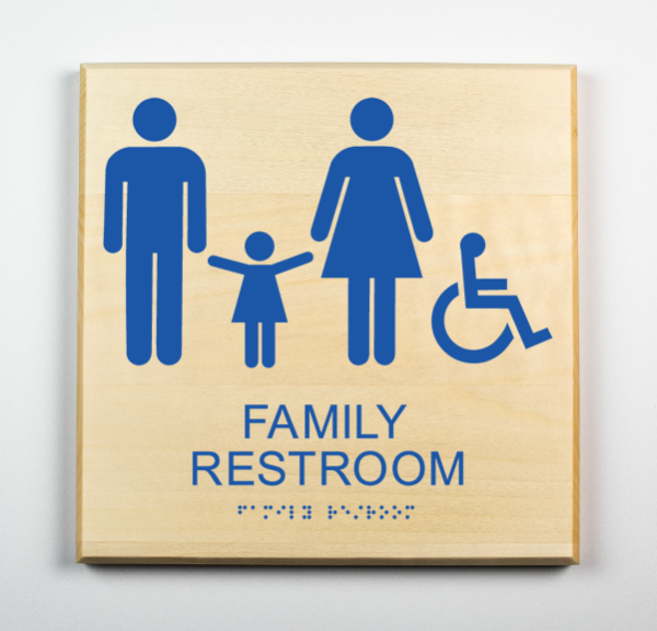 Accessible Family Restroom Sign