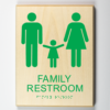 Family Restroom ADA Sign