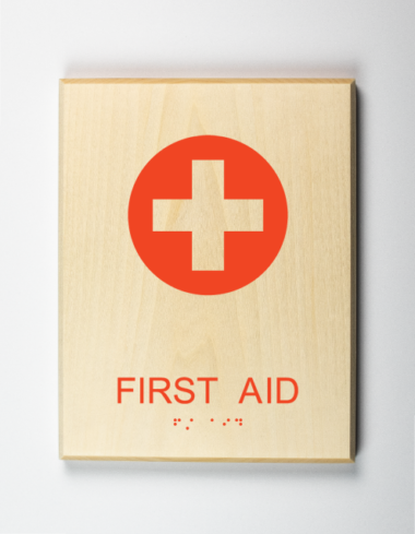 Eco-friendly First Aid Sign