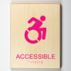 Handicap Accessible New Modified ISA-pink