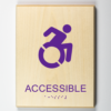 Handicap Accessible New Modified ISA-purple