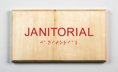 Janitorial Sign