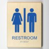 Men Womens restroom-blue