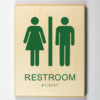 Men Womens restroom-forest