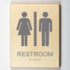 Men Womens restroom-grey