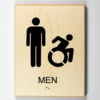 Mens Restroom, Accessible, Using Modified ISA-black