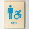 Mens Restroom, Accessible, Using Modified ISA-light-blue