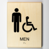 Mens Restroom, Accessible-black