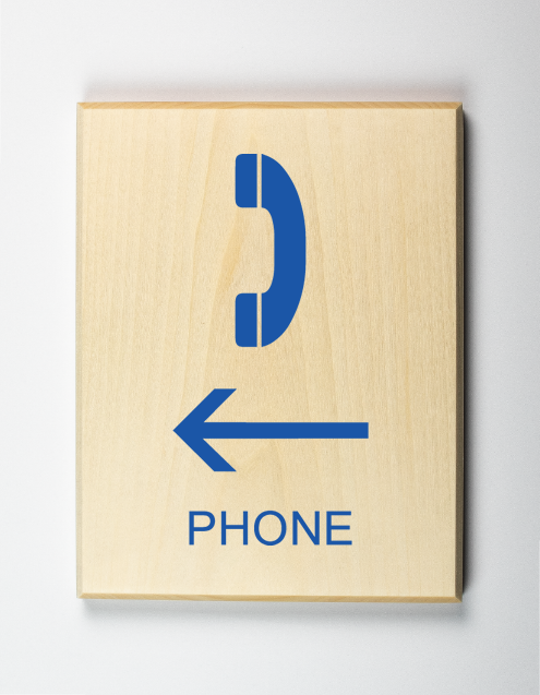 Phone to Left Sign