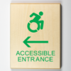 accessible entrance to left using modified ISA-kelly