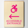 Eco-friendly Accessible Entrance to Left Sign Using Modified ISA