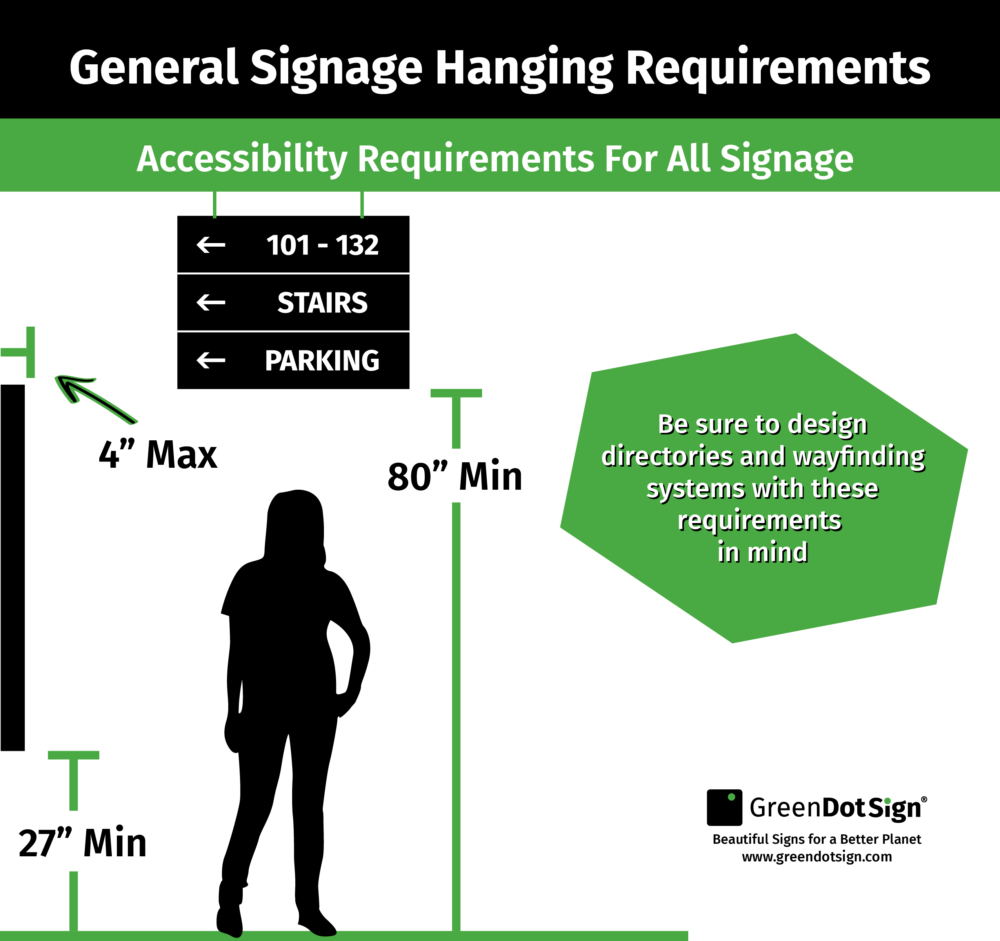 7 Easy ADA Sign Height Tips Sign Installation Guide