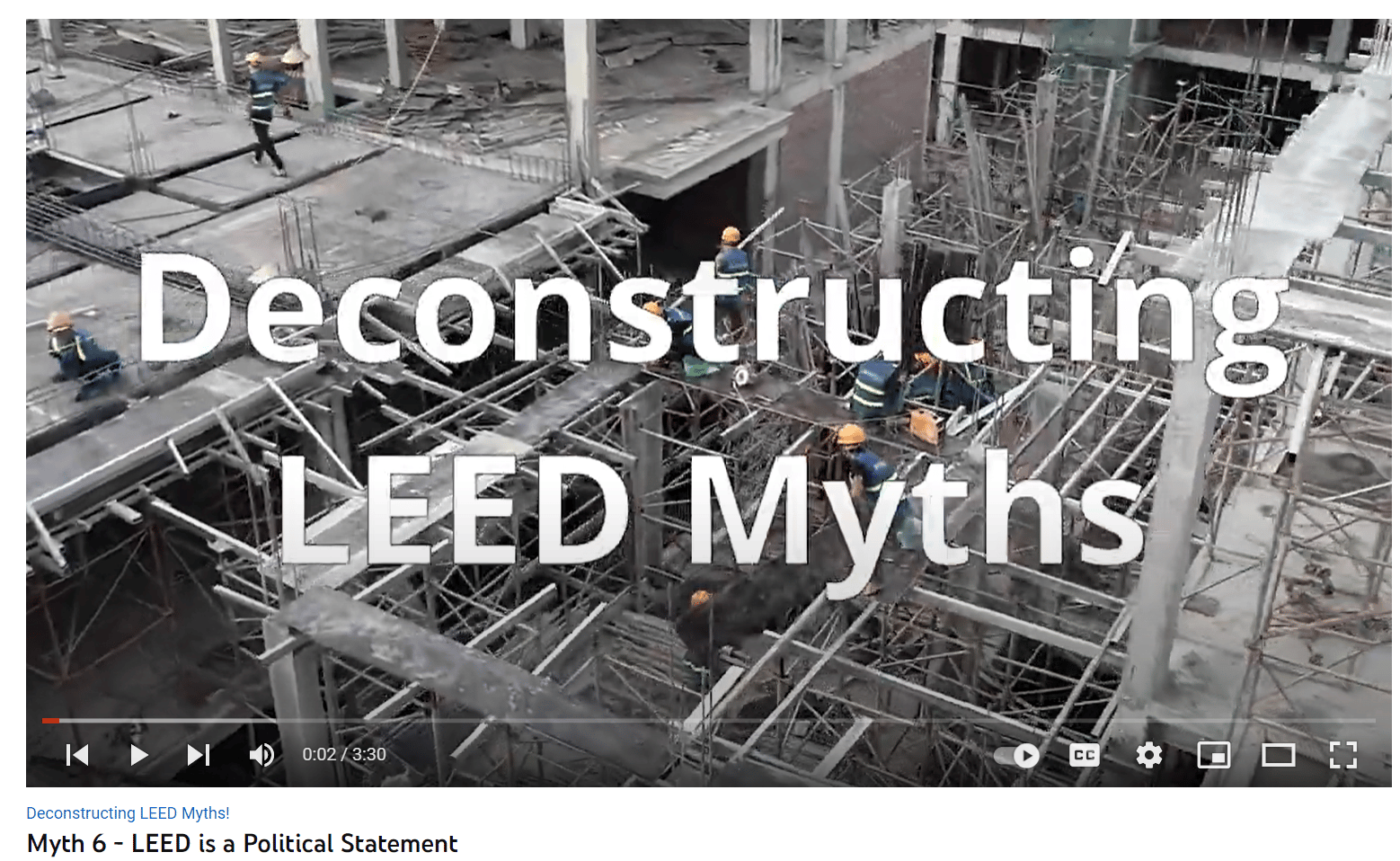 Deconstructing LEED Myths